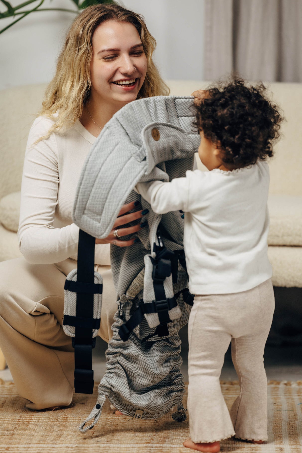 LennyLamb LennyPreschool (tot 30kg) - Kleine Visgraat Grijs