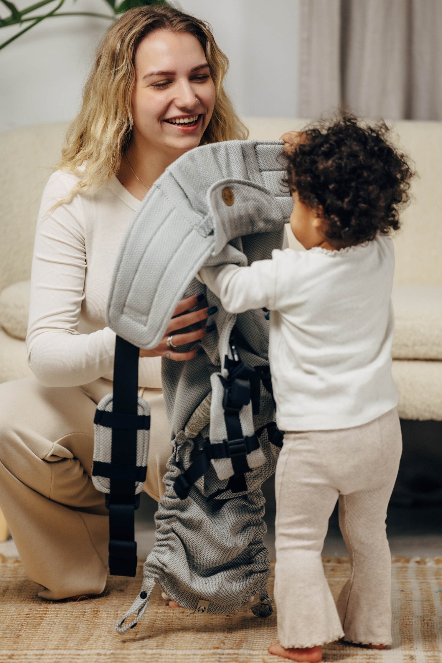 LennyLamb LennyPreschool (tot 30kg) - Kleine Visgraat Grijs