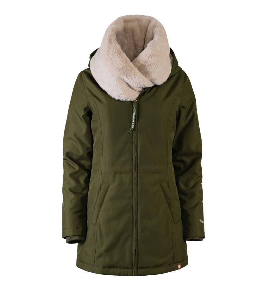 Shop Wombat & Co Wombat & Co Wallaby 2.0 Jacket - Forest Green & Beige at Babymaxi