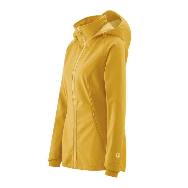 Shop Mamalila Mamalila Softshell Babywearing Jacket Allrounder - Mustard at Babymaxi