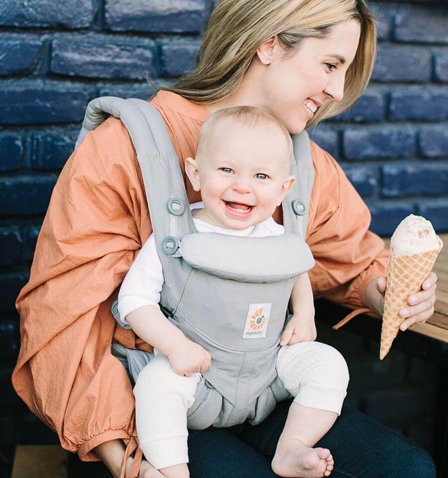 Shop Ergobaby Ergobaby Omni 360 Carrier - Pearl Grey at Babymaxi