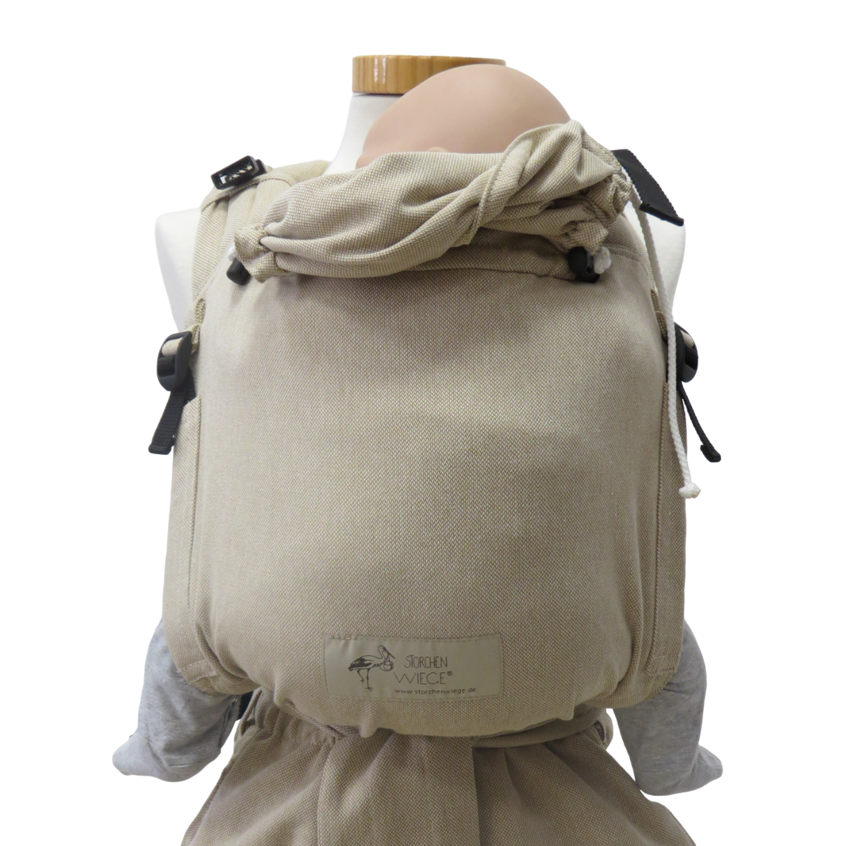 Storchenwiege Talemo Half-Buckle Baby Draagzak - Natuurlijk