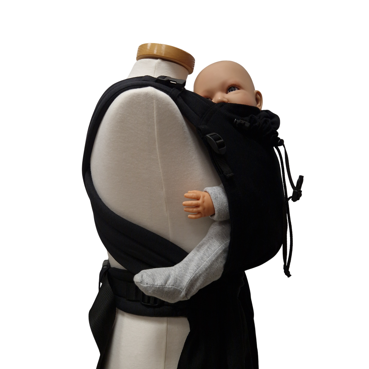 Storchenwiege Talemo Half-Buckle Baby Draagzak - Black