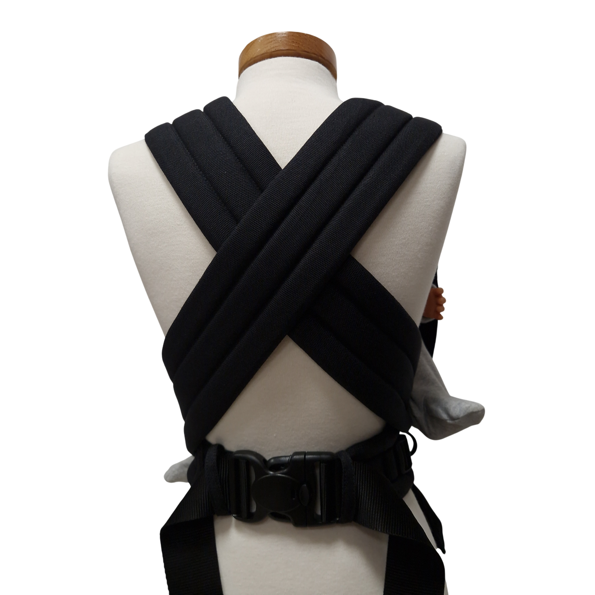 Storchenwiege Talemo Half-Buckle Baby Draagzak - Black