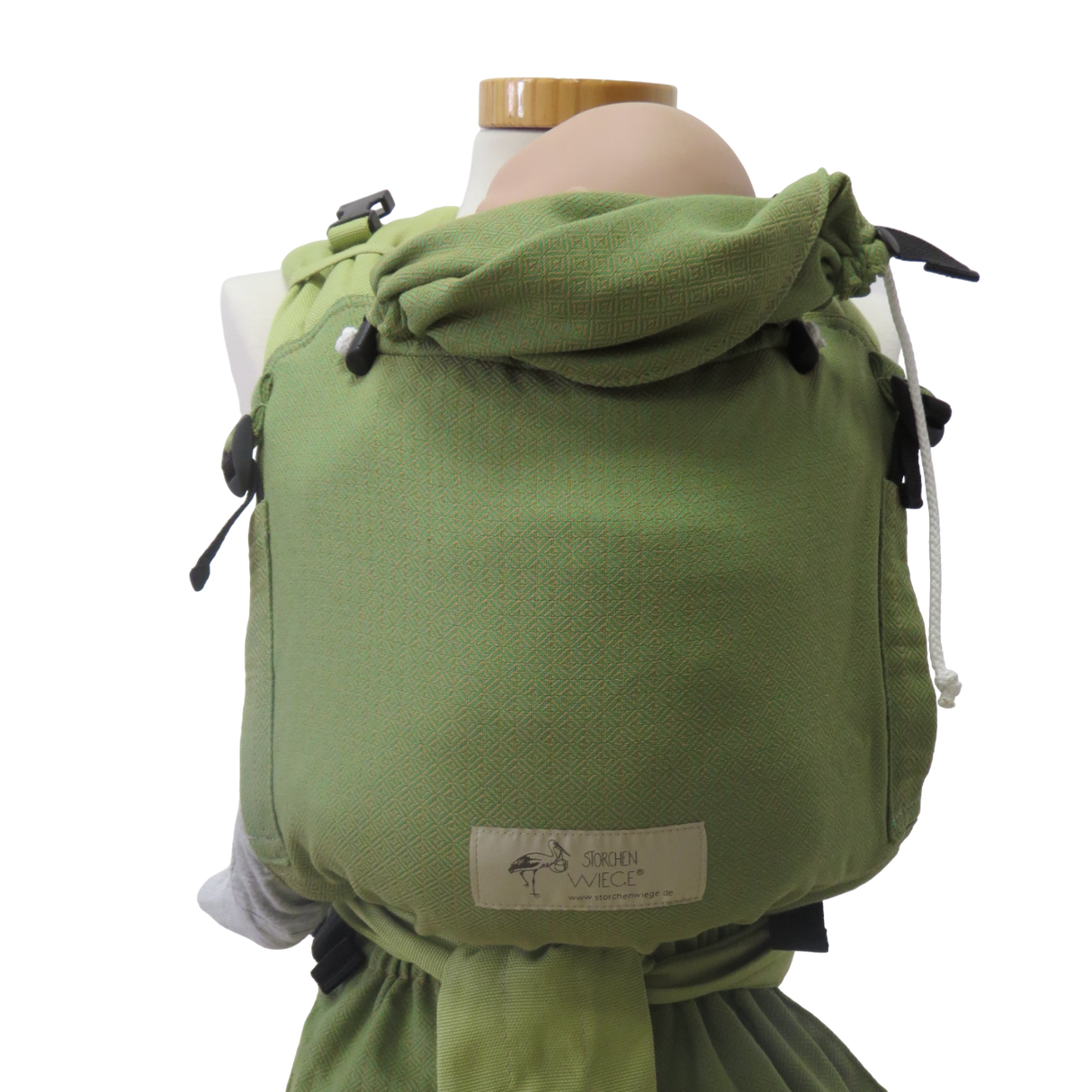 Storchenwiege Draagzak Groen - Baby Carrier