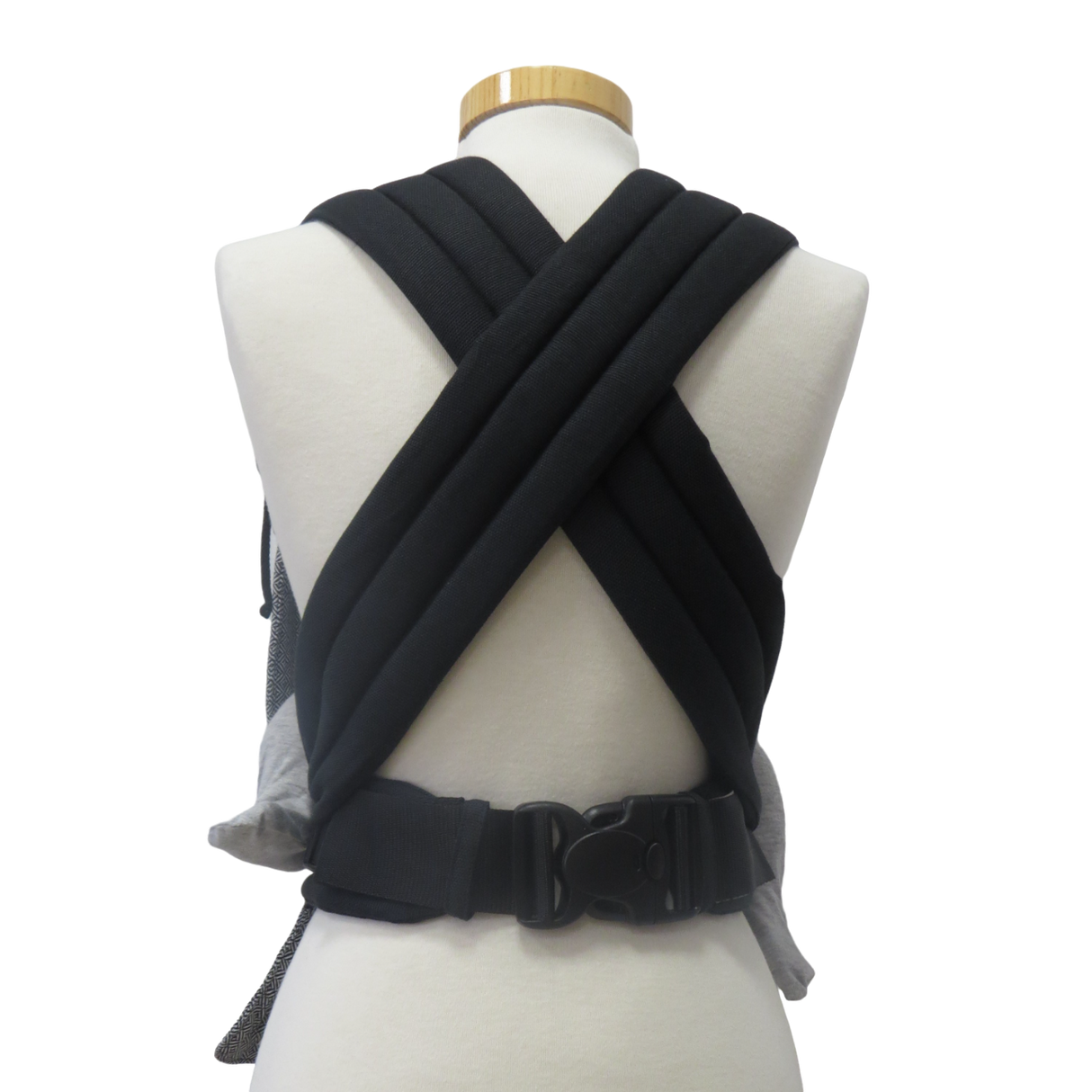 Storchenwiege Talemo Half-Buckle Baby Draagzak - Leo Black White