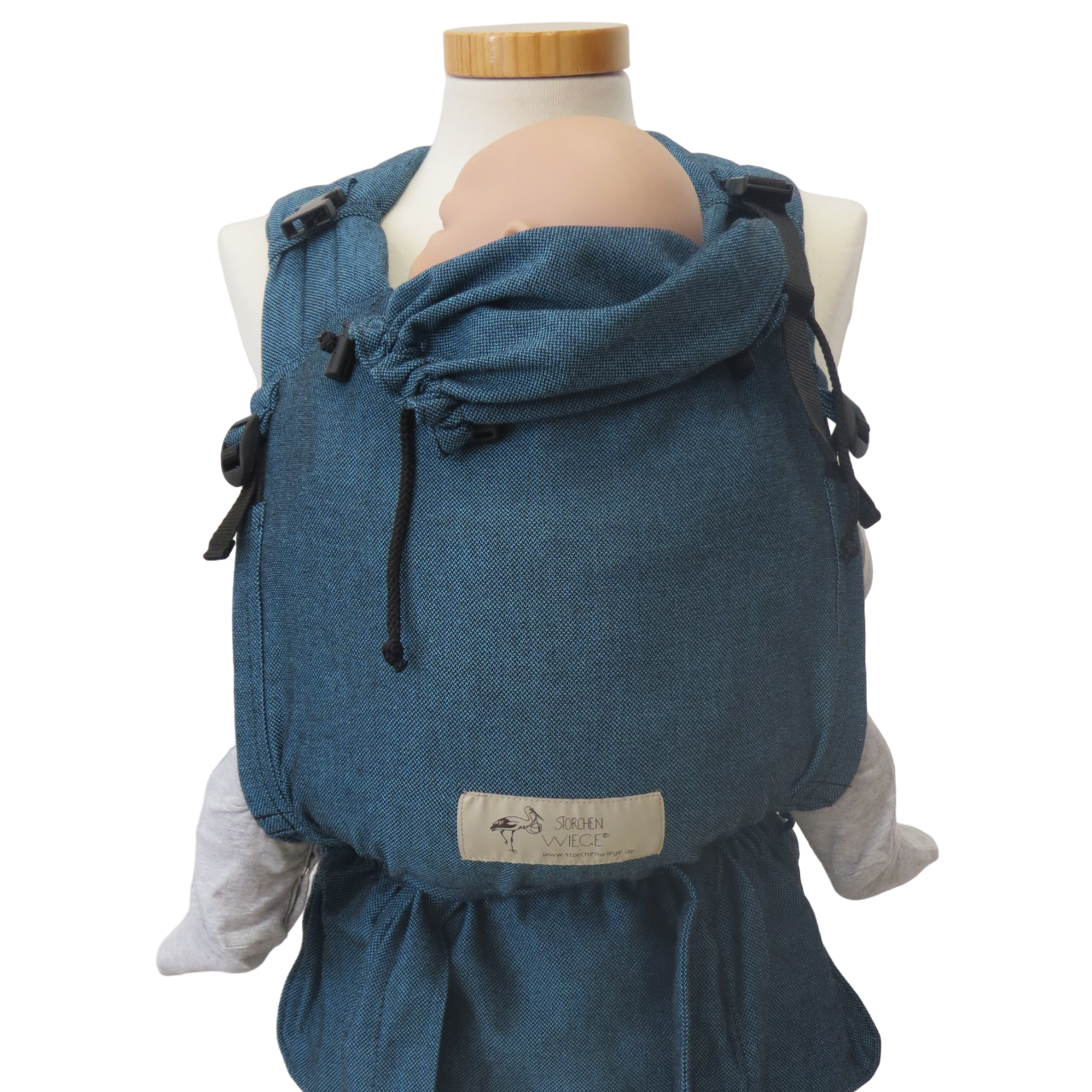 Storchenwiege Babydrager - Turquoise