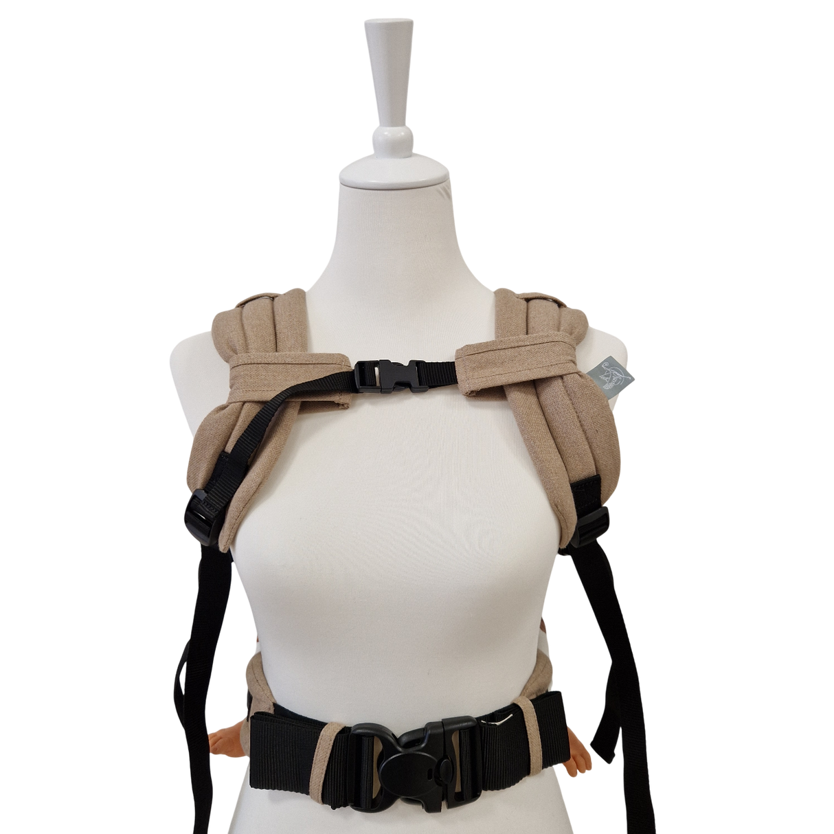 Storchenwiege Talemo Half-Buckle Baby Draagzak - Sand