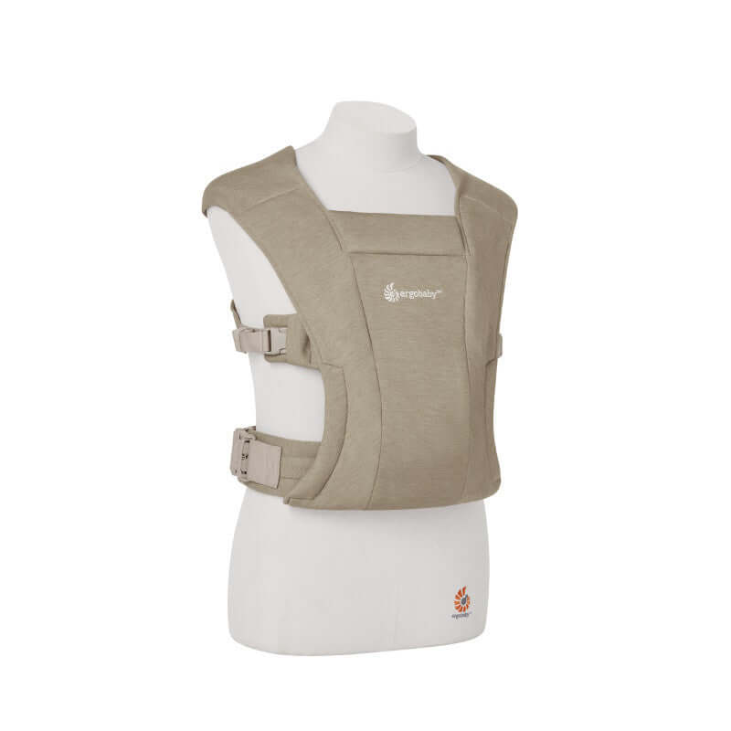 Ergobaby Embrace - Soft Olive baby carrier on display, showcasing comfort and ease of use | Babymaxi
