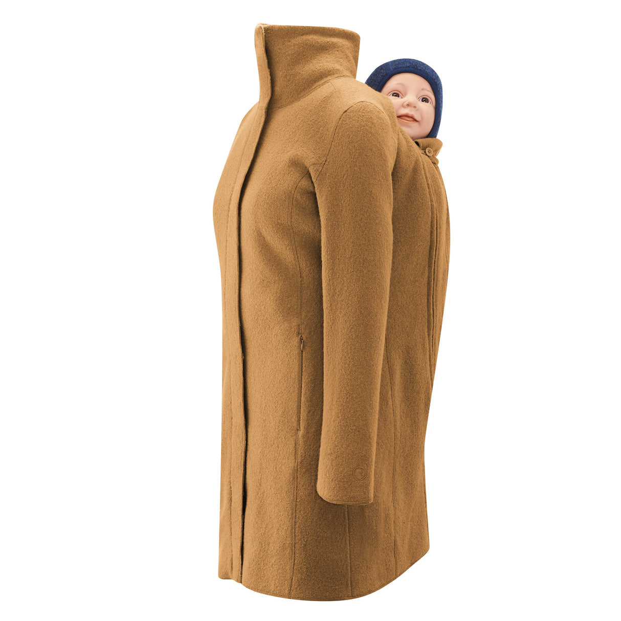 Mamalila Eco Wool Baby Draagmantel Oslo - Camel