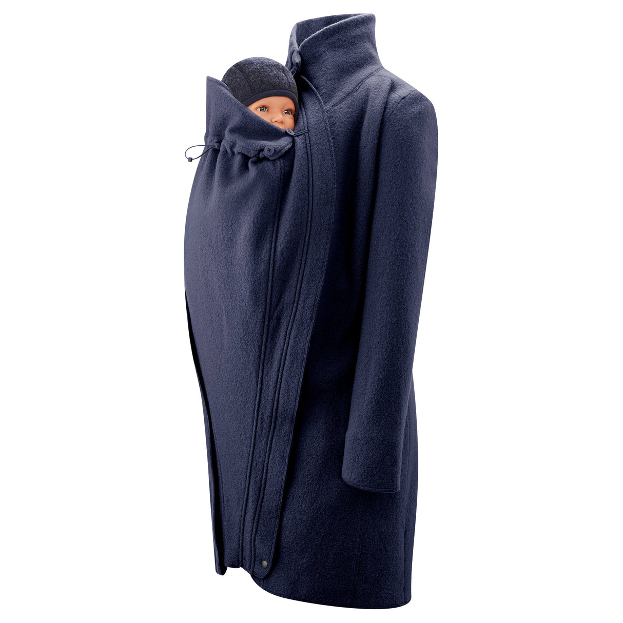 Mamalila Eco Wool Baby Draagmantel Oslo - Navy