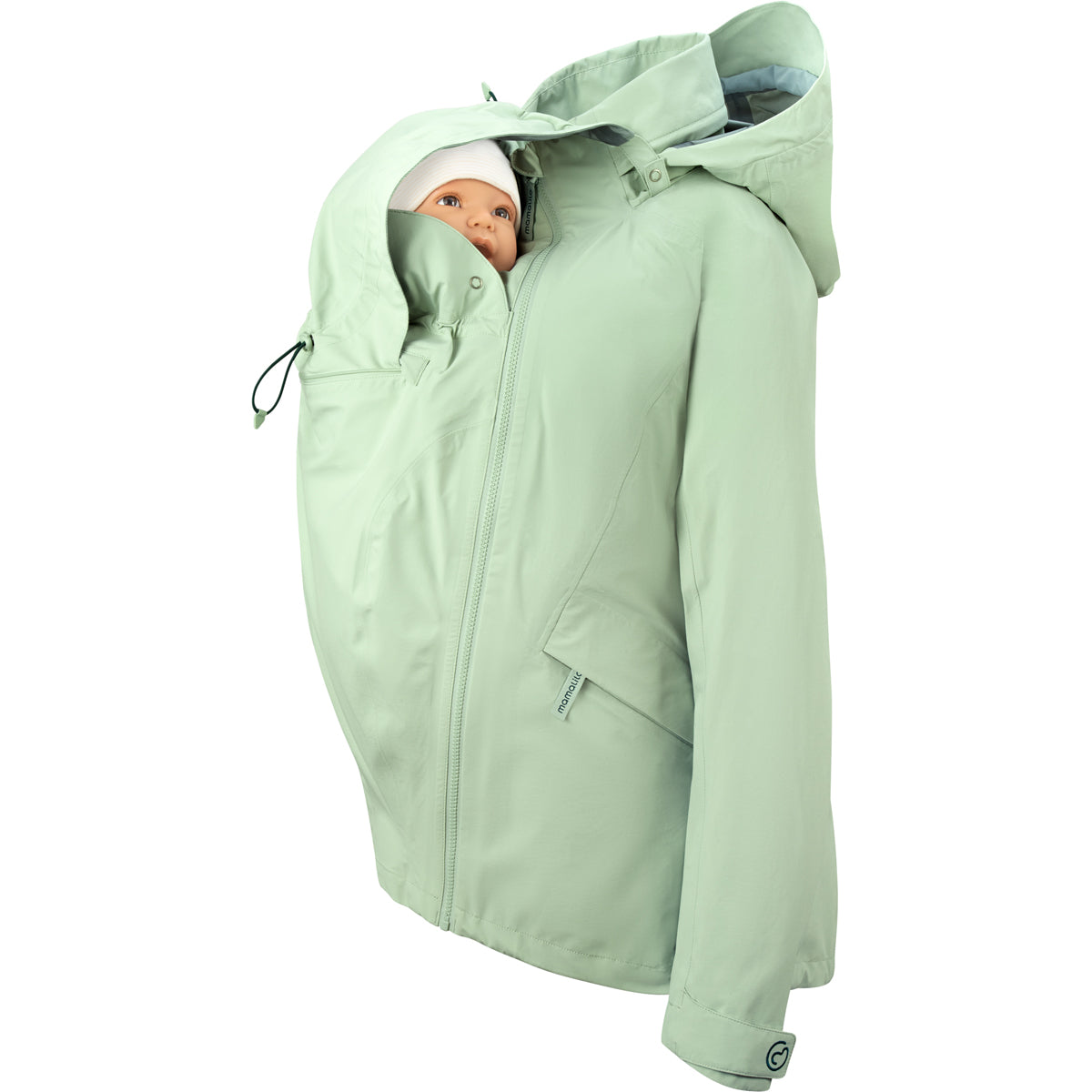 Mamalila Explorer Outdoor Baby Draagzak Jas - Mint