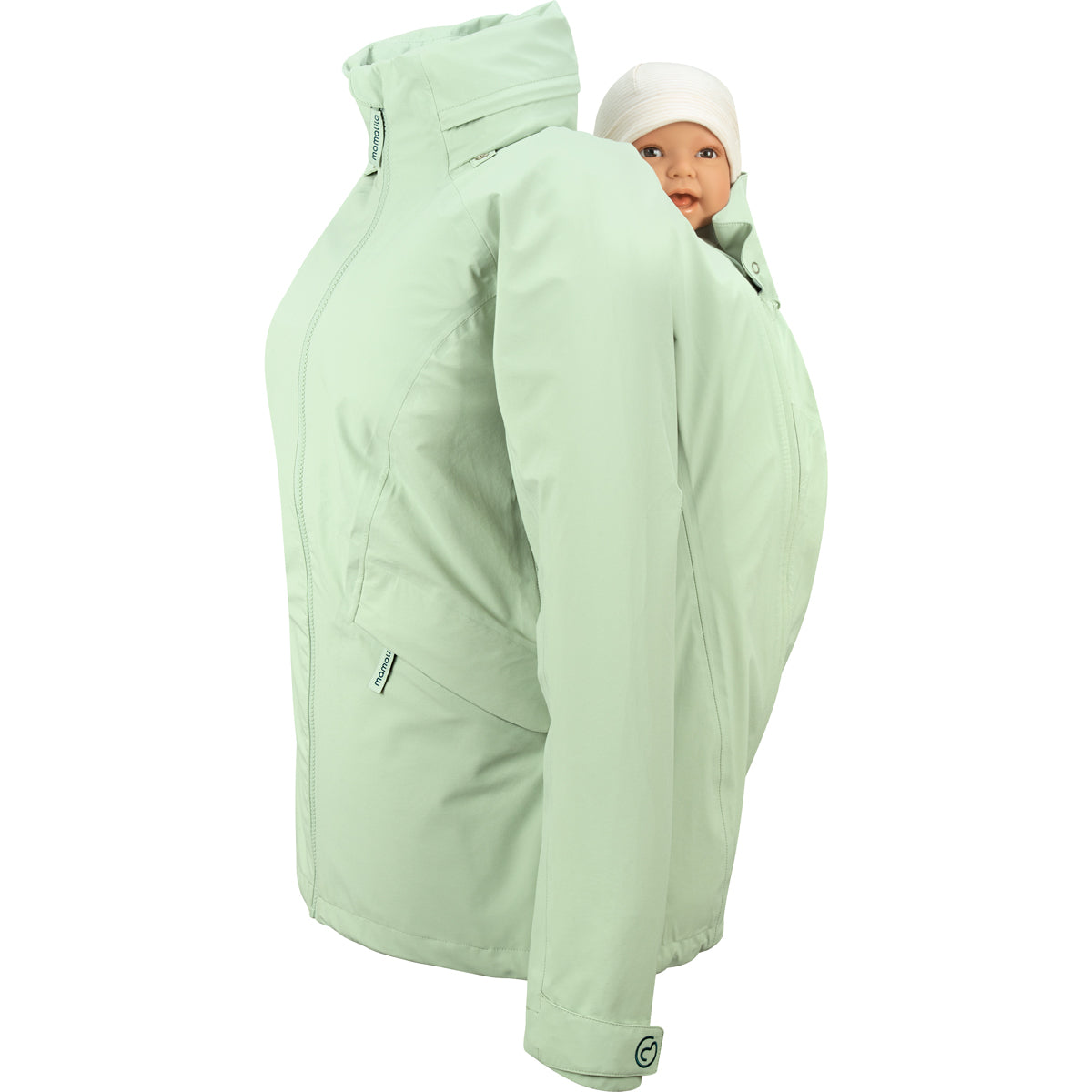 Mamalila Explorer Outdoor Baby Draagzak Jas - Mint