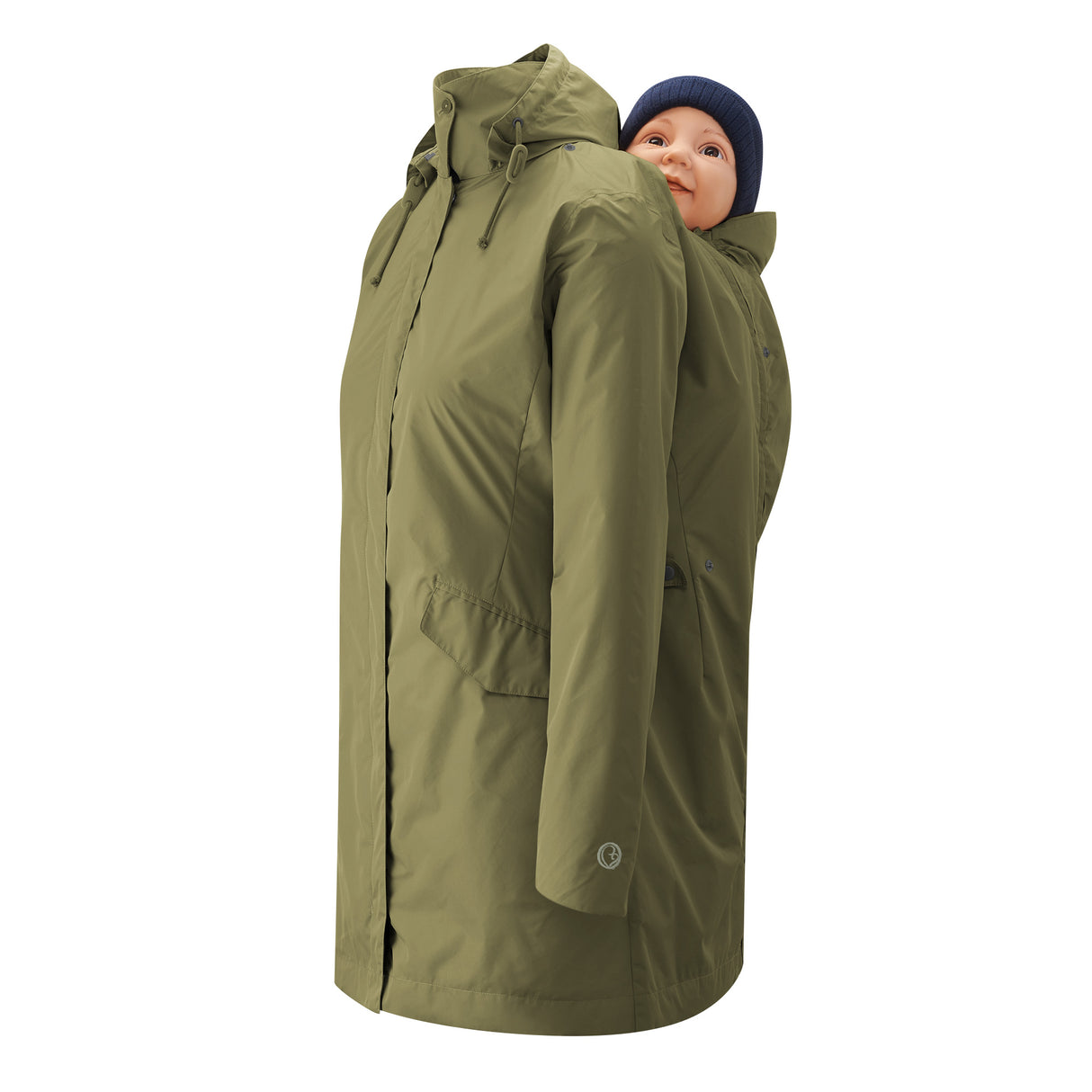 Mamalila Dublin Baby Draagmantel – Khaki