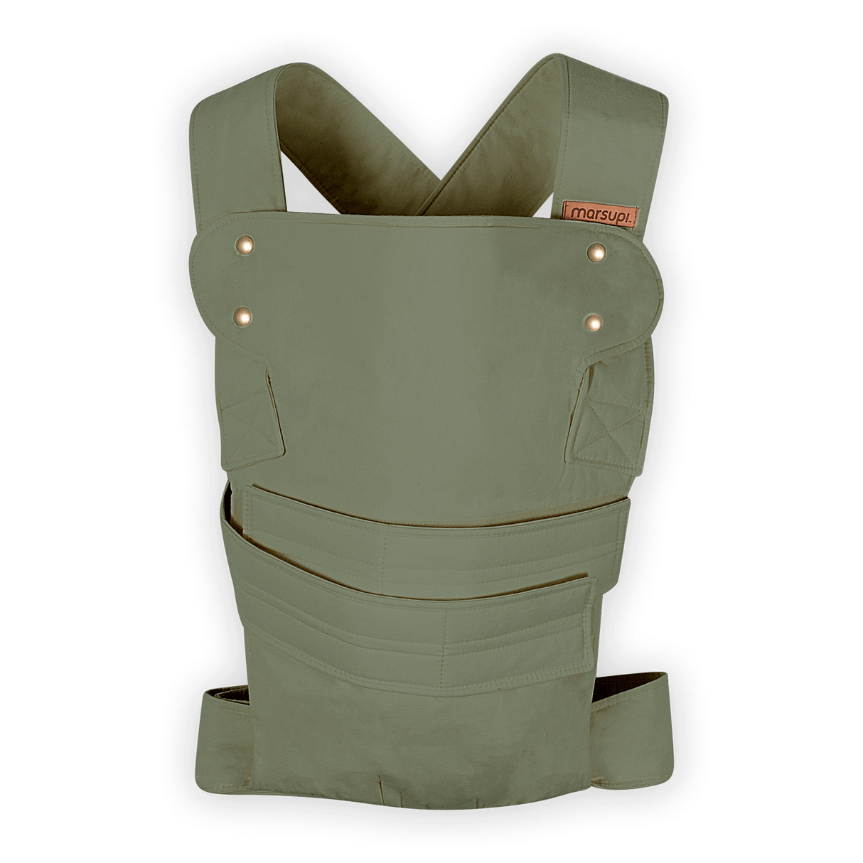 Marsupi Classic - Olive baby carrier for ergonomic support, perfect for newborns and infants | Babymaxi