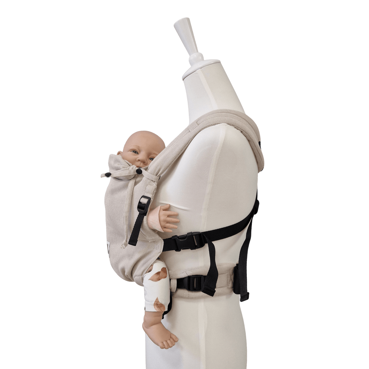 Stochenwiege Valeno Baby Carrier - Moonstone featuring ergonomic design, full-buckle system, and soft sling fabric | Babymaxi