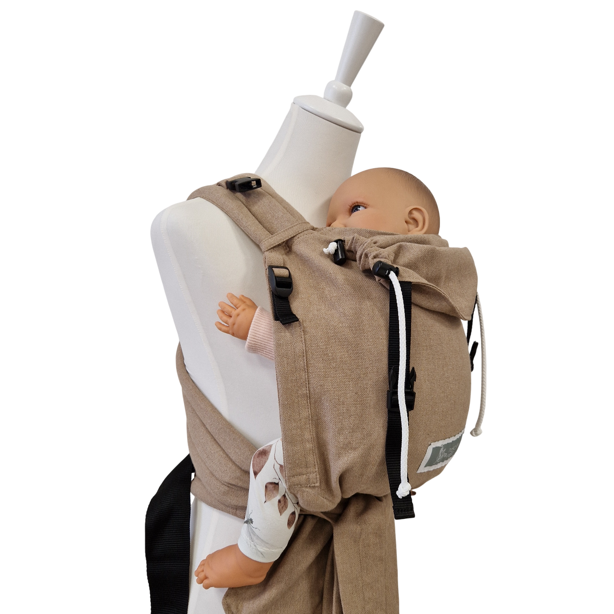 Storchenwiege Talemo Half-Buckle Baby Draagzak - Sand