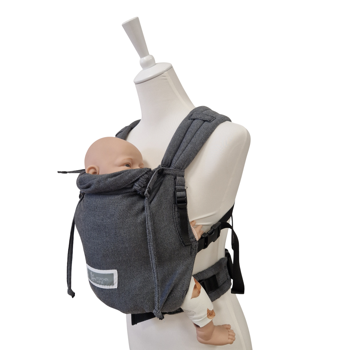 Stochenwiege Valeno Baby Draagzak - Graphite