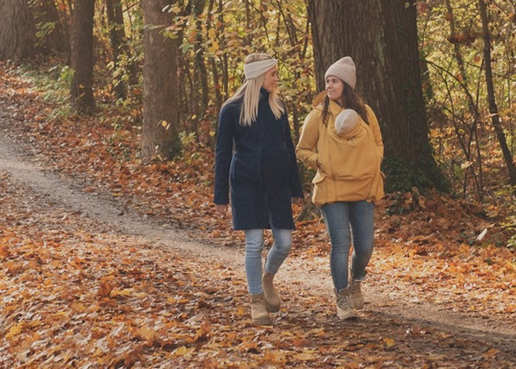 Mamalila Eco Wool Baby Draagmantel Oslo - Camel