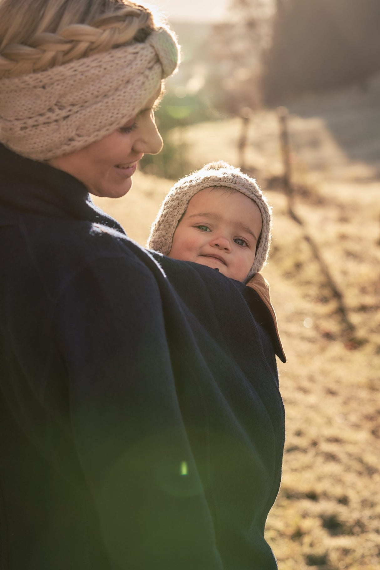 Mamalila Eco Wool Baby Draagmantel Oslo - Navy