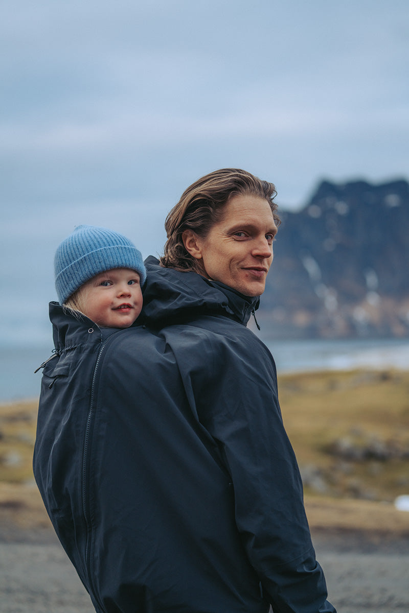 Mamalila Explorer Dad Waterdichte Baby Draagjas - Black