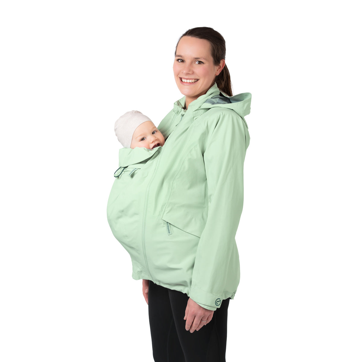 Mamalila Explorer Outdoor Baby Draagzak Jas - Mint