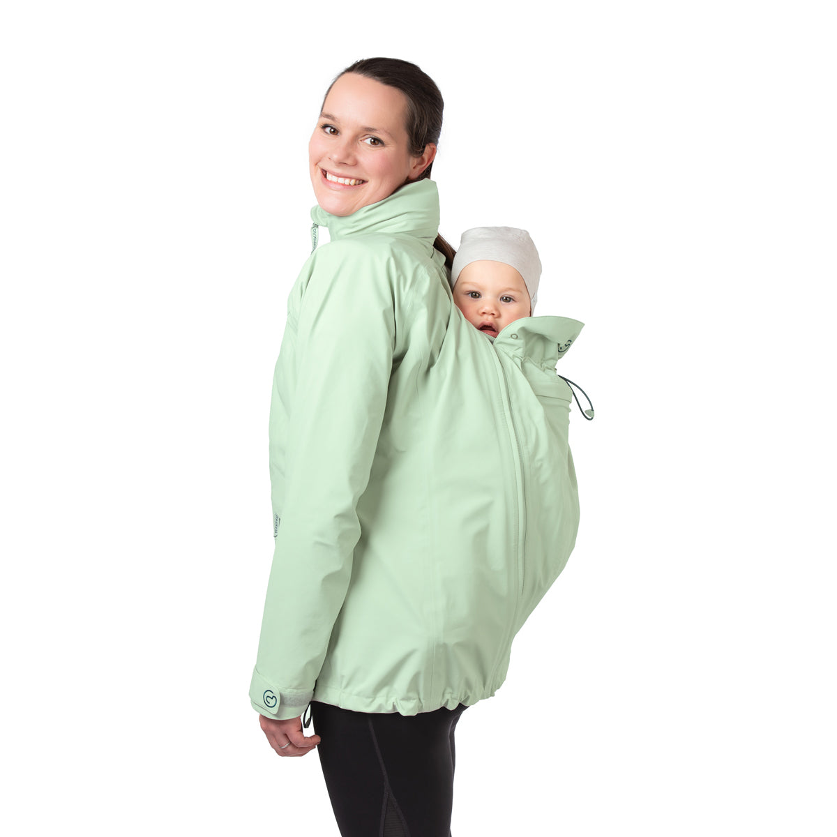Mamalila Explorer Outdoor Baby Draagzak Jas - Mint