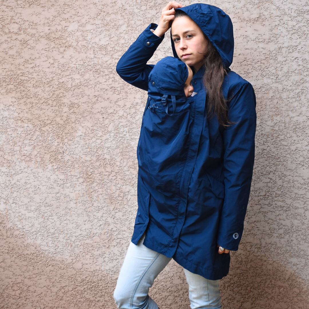 Mamalila Dublin Baby Draagmantel – Navy