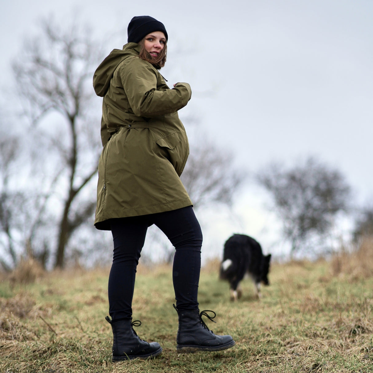 Mamalila Dublin Baby Draagmantel – Khaki