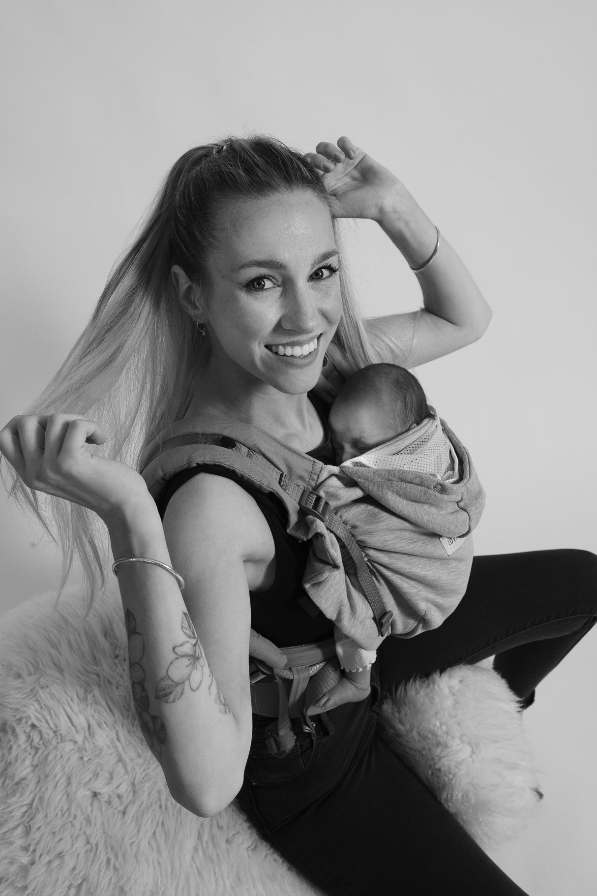 Love Radius HoodieCarrier 2 - Athletic Grijs