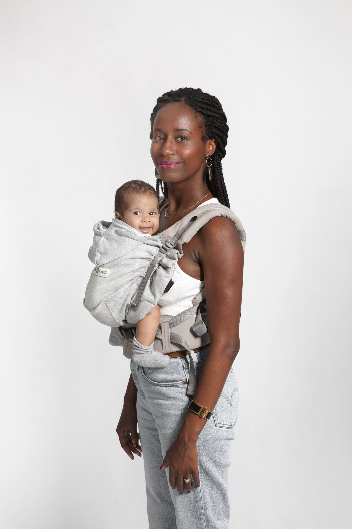 Love Radius HoodieCarrier 2 - Athletic Grijs