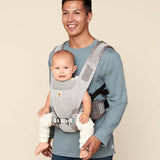 Shop Ergobaby Ergobaby Aerloom, Lightweight & Breathable - Slate Grey at Babymaxi