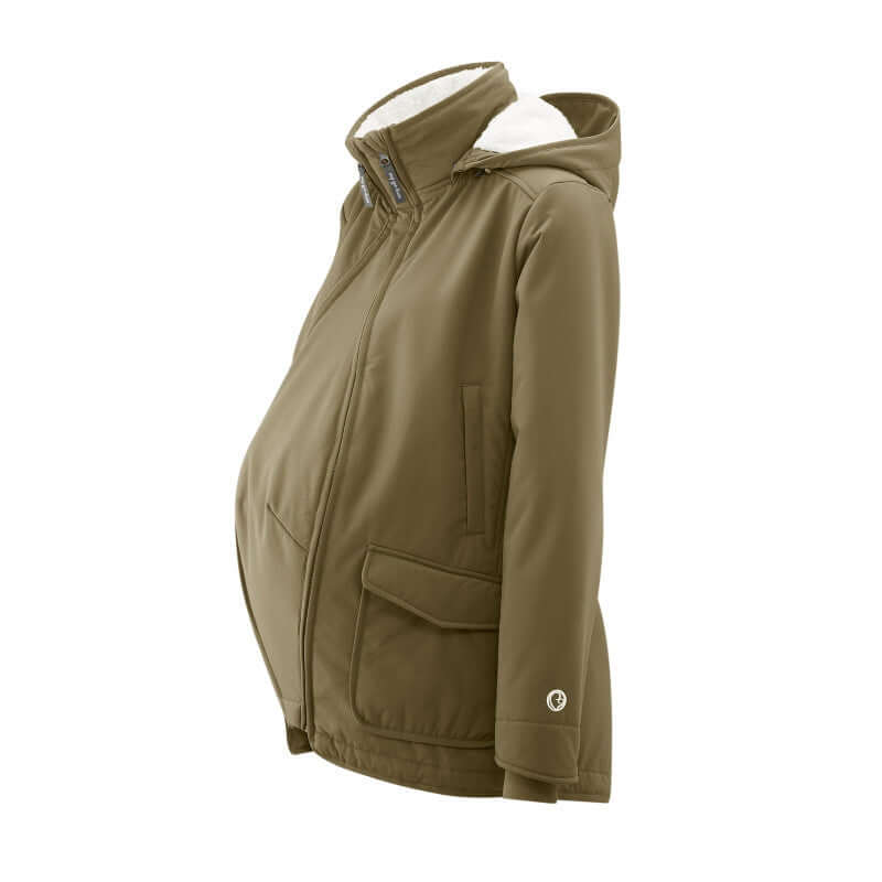 Shop Mamalila Mamalila Allweather Cosy Allrounder Softshell - Khaki at Babymaxi
