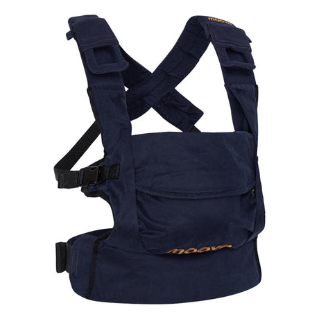 Shop Moova Moova bæresele, 100% Cotton - Blueberry Blue at Babymaxi