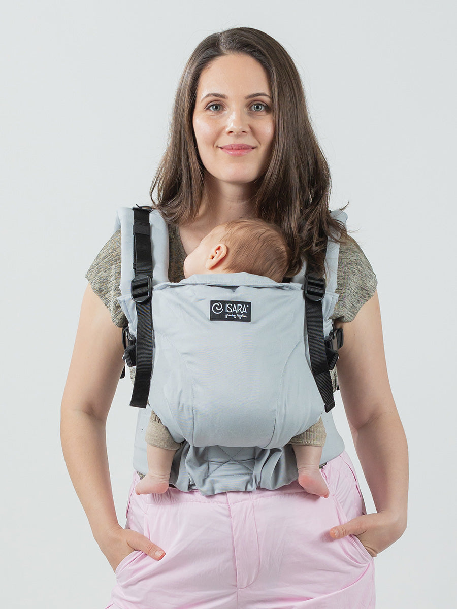 Isara The One, Ergonomische Baby Draagzak - Pearl Grey