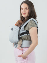 Isara The One, Ergonomische Baby Draagzak - Pearl Grey