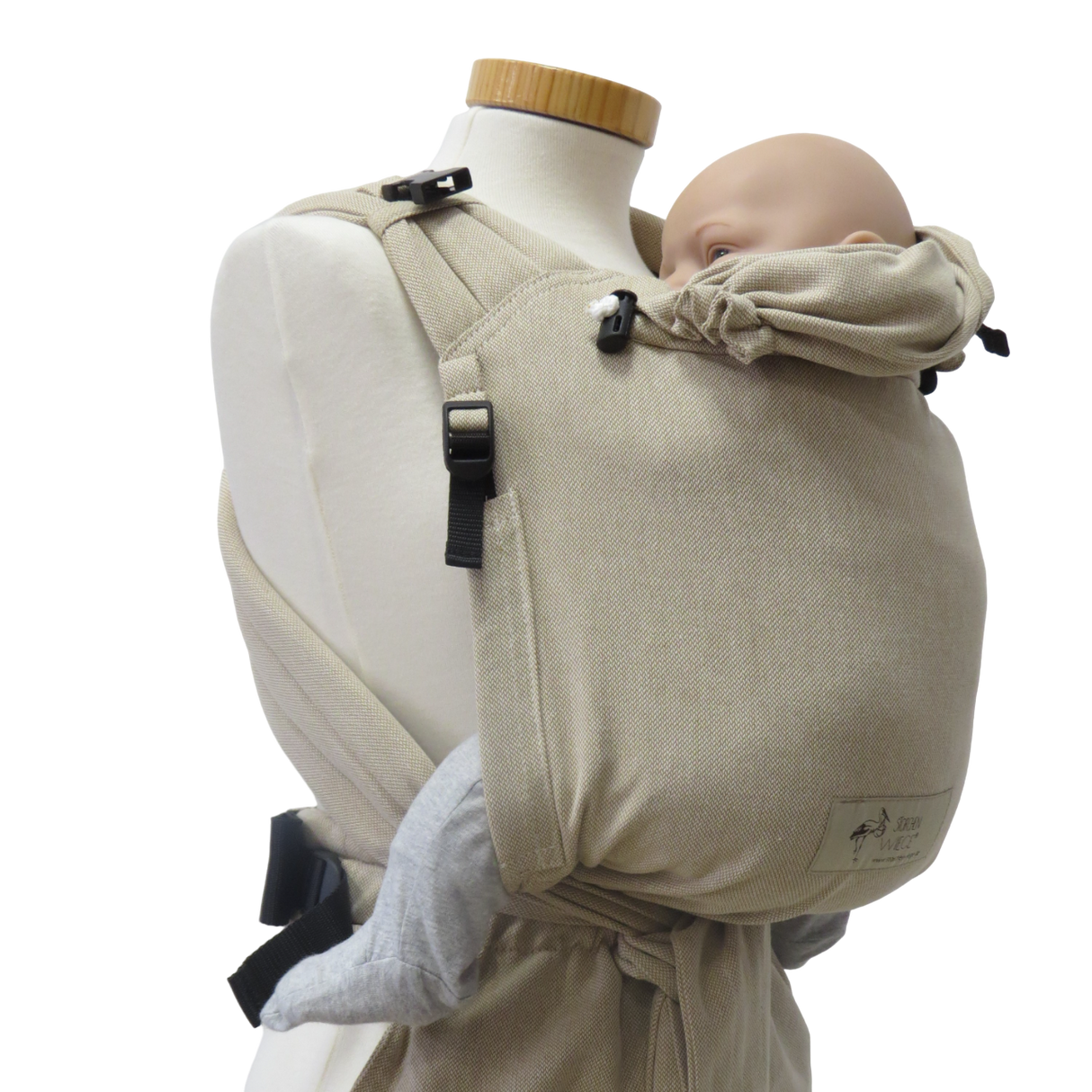 Storchenwiege Talemo Half-Buckle Baby Draagzak - Natuurlijk