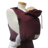 Storchenwiege Half-Buckle Babydrager - Bordeaux