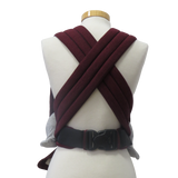 Storchenwiege Half-Buckle Babydrager - Bordeaux