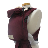 Storchenwiege Half-Buckle Babydrager - Bordeaux