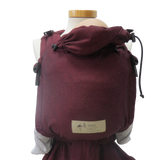 Storchenwiege Half-Buckle Babydrager - Bordeaux