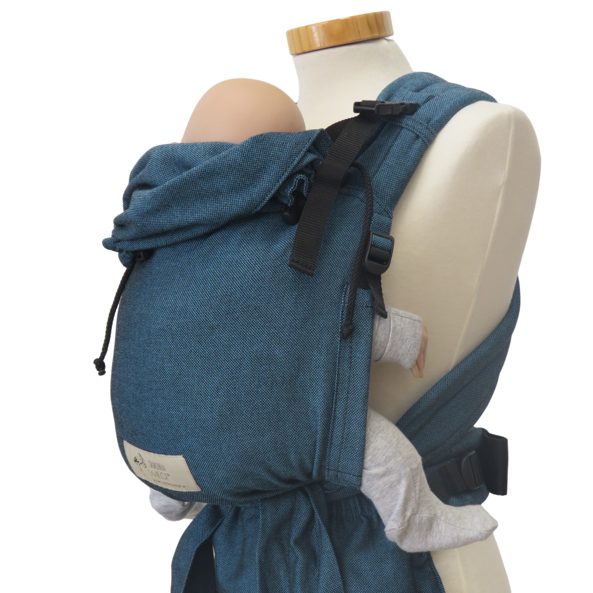 Storchenwiege Babydrager - Turquoise