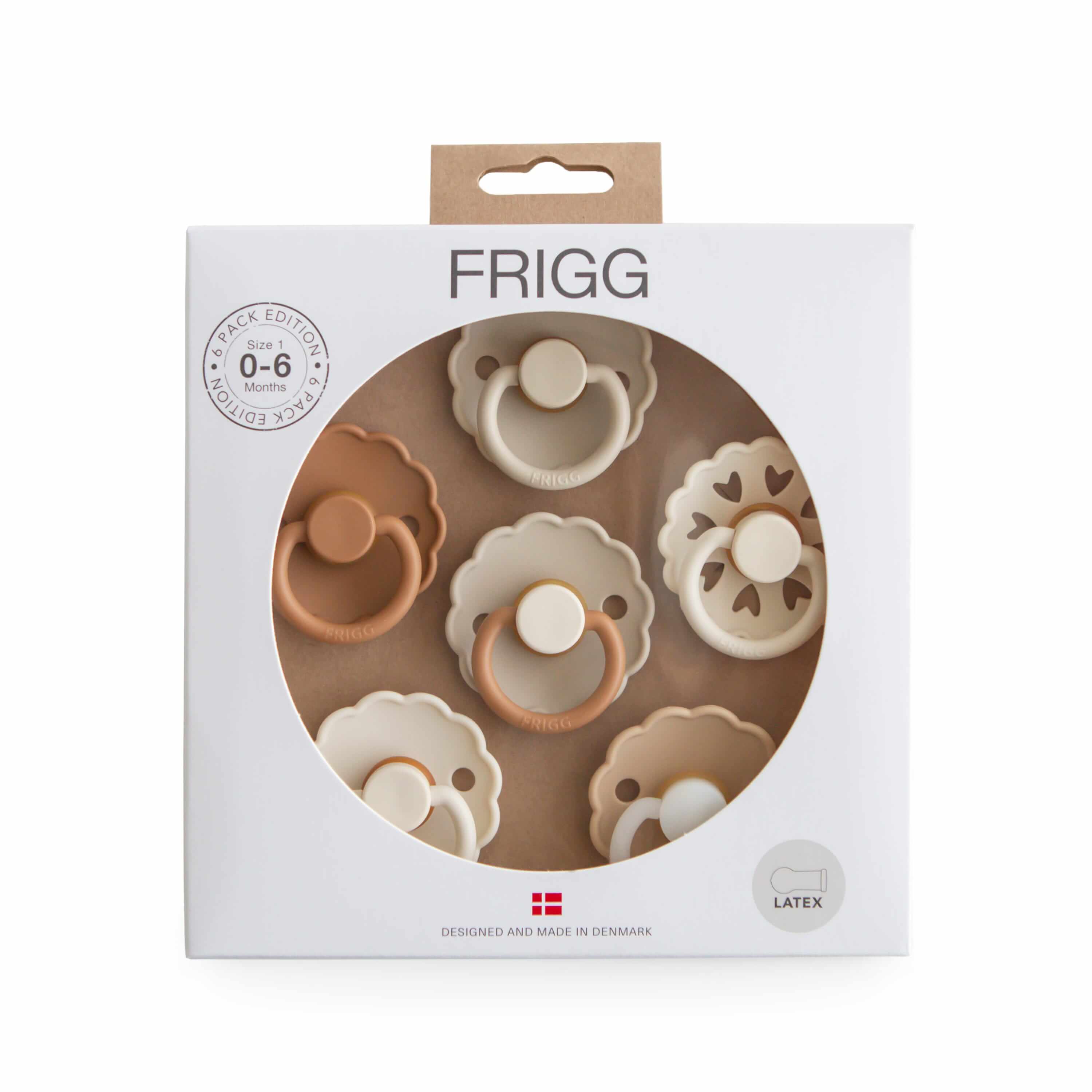 Frigg 6-Pack Siliconen Fopspeen Doos | Veilig & Milieuvriendelijk