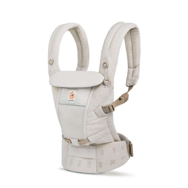 Ergobaby Adapt SoftFlex Mesh: Natural Beige baby carrier with breathable mesh design for comfort and air circulation | Babymaxi
