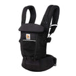 Ergobaby Adapt SoftFlex Mesh - Onyx Black baby carrier featuring breathable mesh design for comfort | Babymaxi