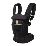 Ergobaby Adapt SoftFlex Mesh - Onyx Black baby carrier featuring breathable mesh design for comfort | Babymaxi