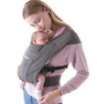 Ergobaby Embrace - Heather Grey baby carrier in use by a mother, showcasing comfort and ergonomic design | Babymaxi
