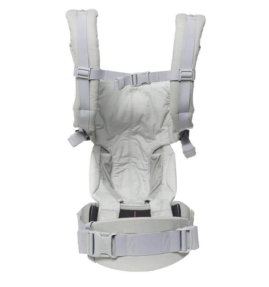 Ergobaby Omni Classic Cotton Carrier - Pearl Grey with ergonomic design, adjustable straps, and comfortable support | Babymaxi