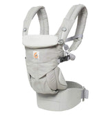 Ergobaby Omni Classic Cotton Carrier - Pearl Grey with ergonomic design and soft cotton comfort for newborn to toddler | Babymaxi