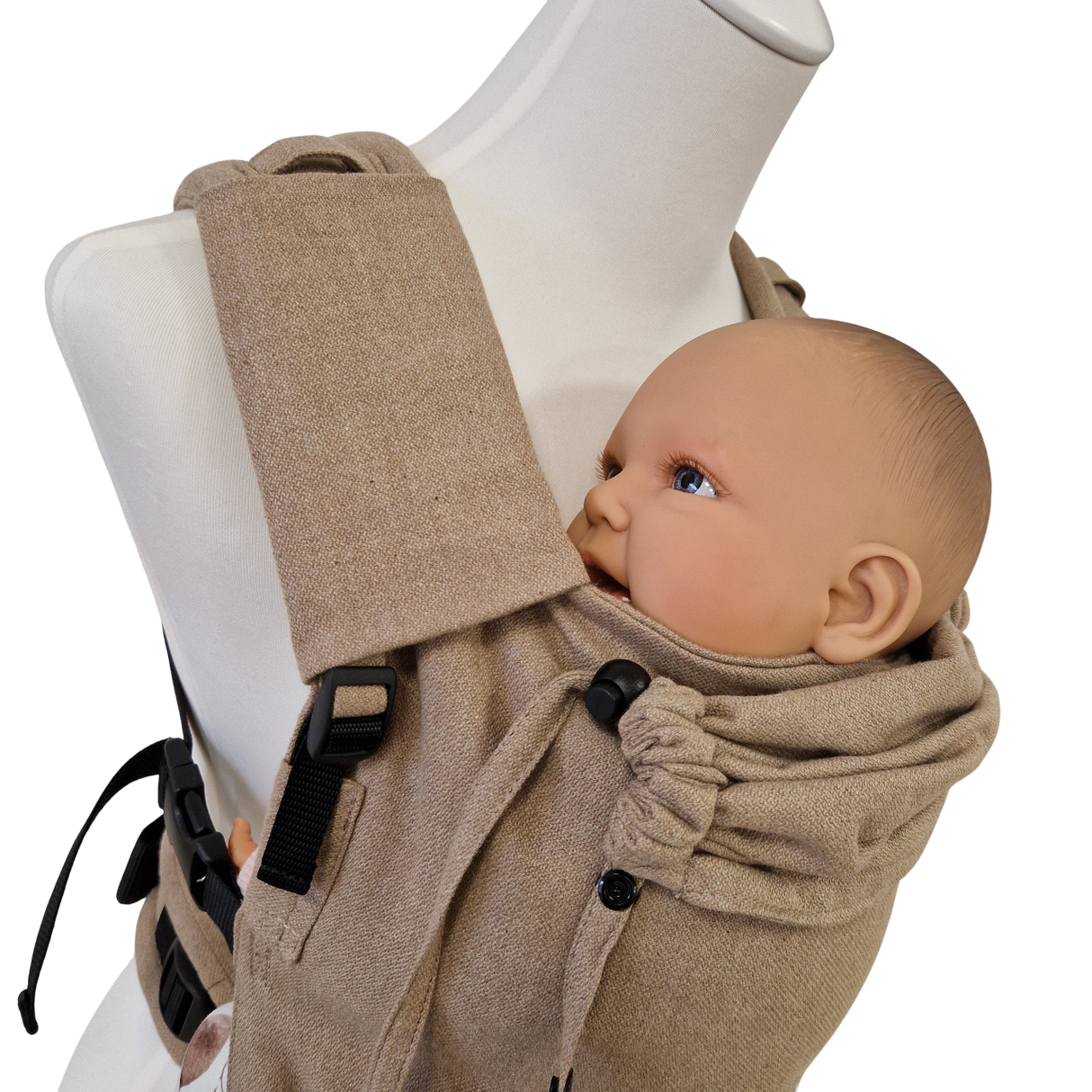 Storchenwiege Talemo Half-Buckle Baby Draagzak - Sand